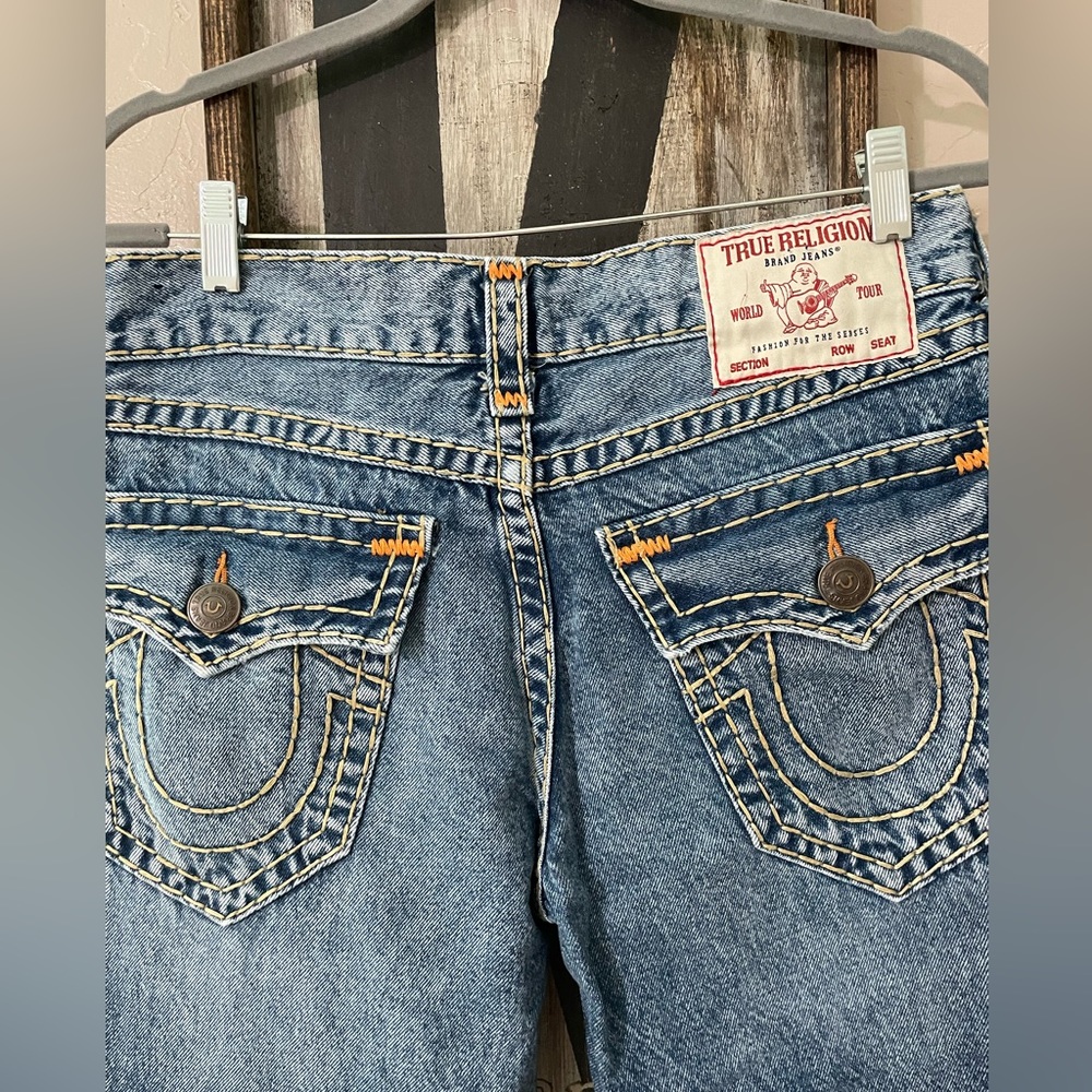 Denim, True Religion men’s jeans, worn twice !